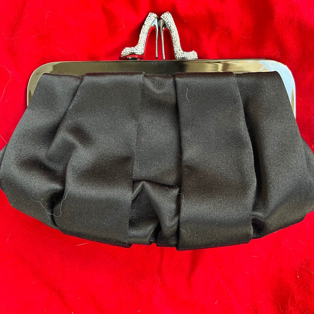 Christian Louboutin evening clutch with crystal red soled shoes